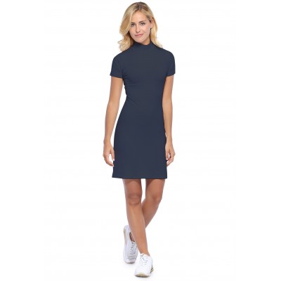 Robe col montant manches courtes en modal PENNY18