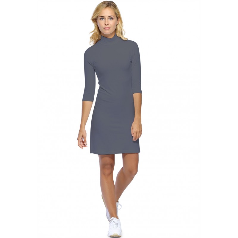 Robe col montant manches 3-4 en modal PENNY19 Robe col montant manches 3-4 en modal PENNY19