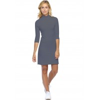 Robe col montant manches 3-4 en modal PENNY19