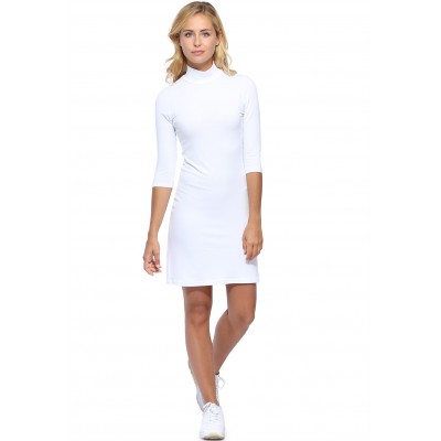 Robe col montant manches 3-4 en modal PENNY19