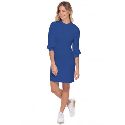 Robe midi manches bouffantes FUSION