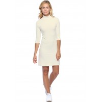 Robe col montant manches 3-4 en modal PENNY19