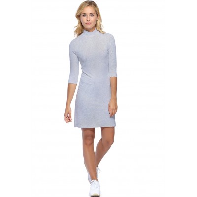 Robe col montant manches 3-4 en modal PENNY19