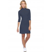 Robe col montant manches 3-4 en modal PENNY19