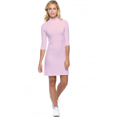 Robe col montant manches 3-4 en modal PENNY19