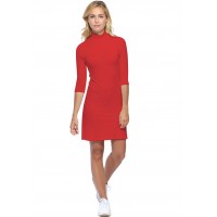 Robe col montant manches 3-4 en modal PENNY19
