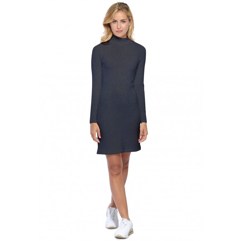 Robe col montant manches longues en maille modal PENNY20 Robe col montant manches longues en maille modal PENNY20