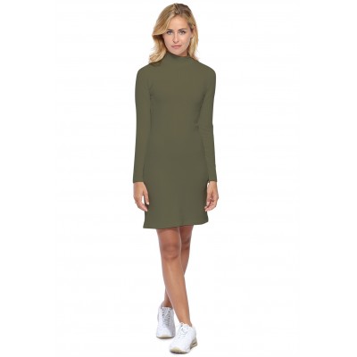 Robe col montant manches longues en maille modal PENNY20