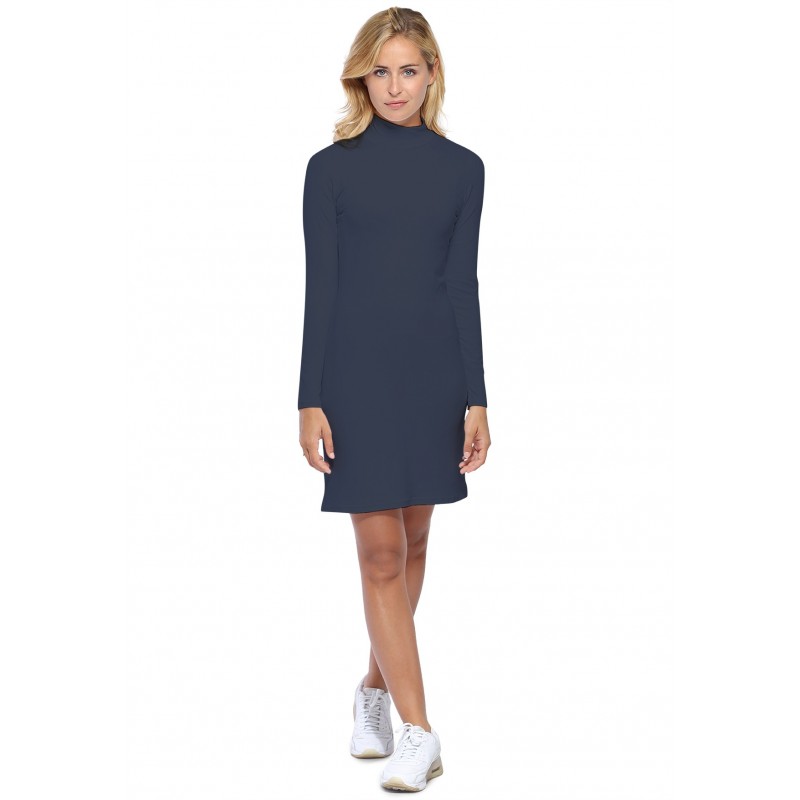 Robe col montant manches longues en maille modal PENNY20 Robe col montant manches longues en maille modal PENNY20