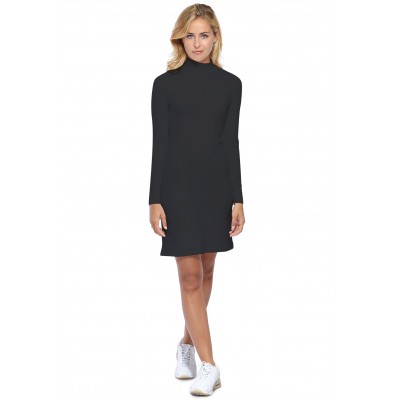 Robe col montant manches longues en maille modal PENNY20