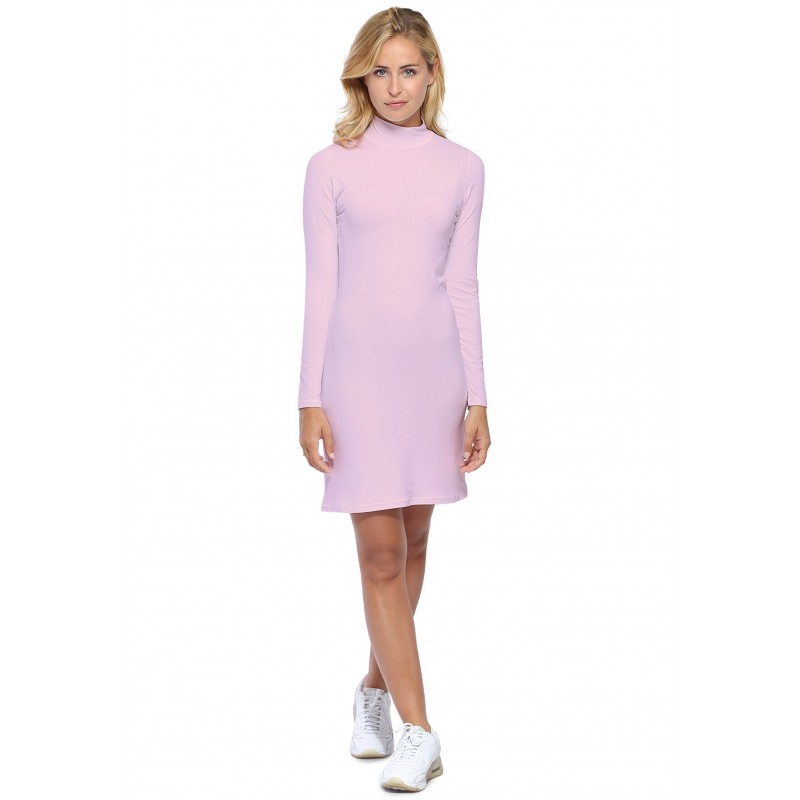 Robe col montant manches longues en maille modal PENNY20 Robe col montant manches longues en maille modal PENNY20