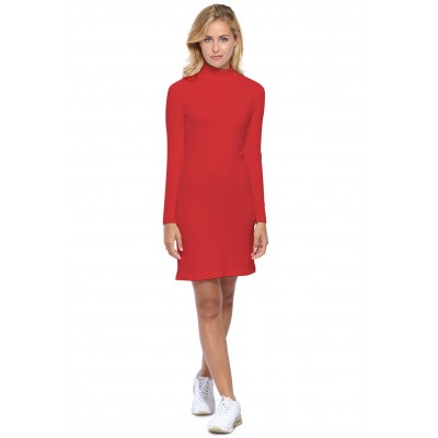 Robe col montant manches longues en maille modal PENNY20