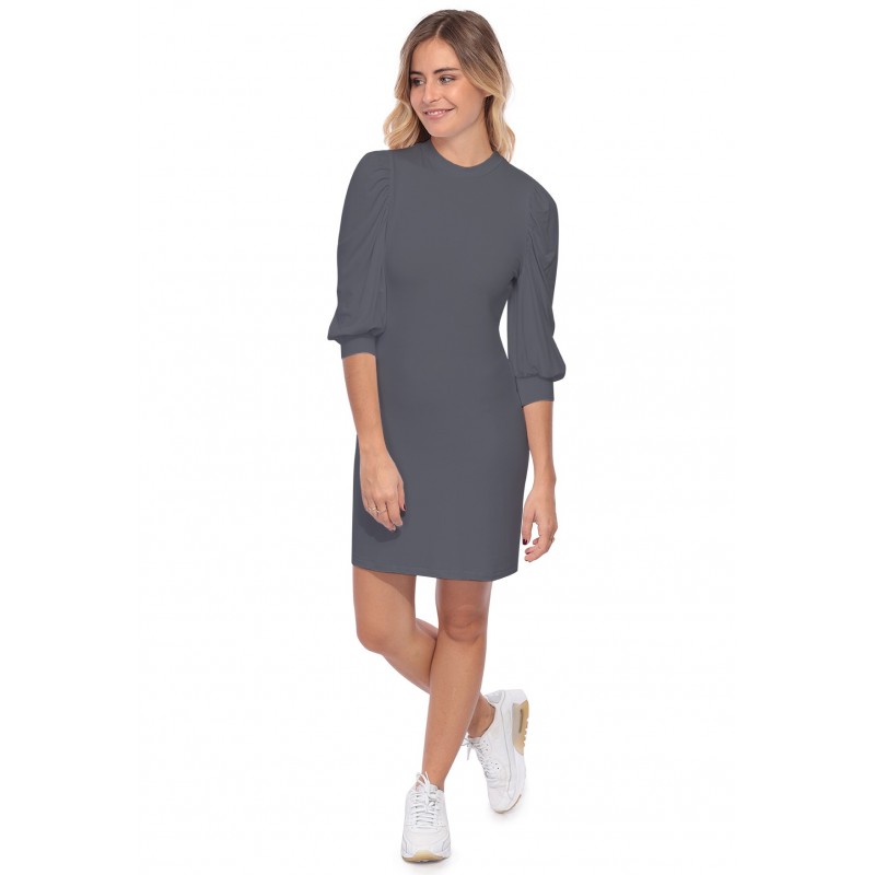 Robe midi manches bouffantes FUSION Robe midi manches bouffantes FUSION