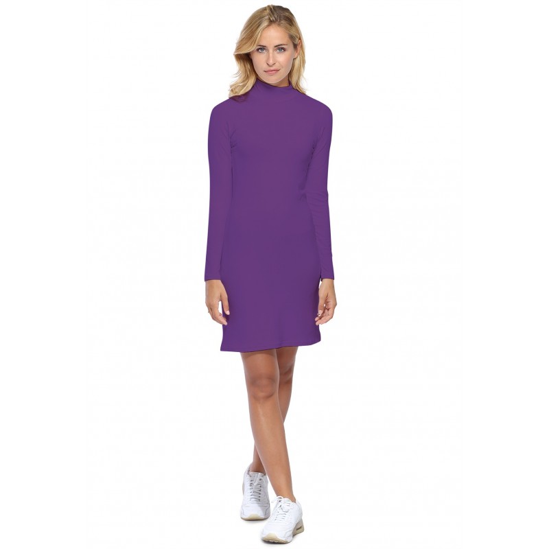 Robe col montant manches longues en maille modal PENNY20
