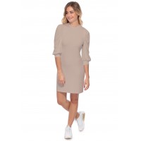 Robe midi manches bouffantes FUSION