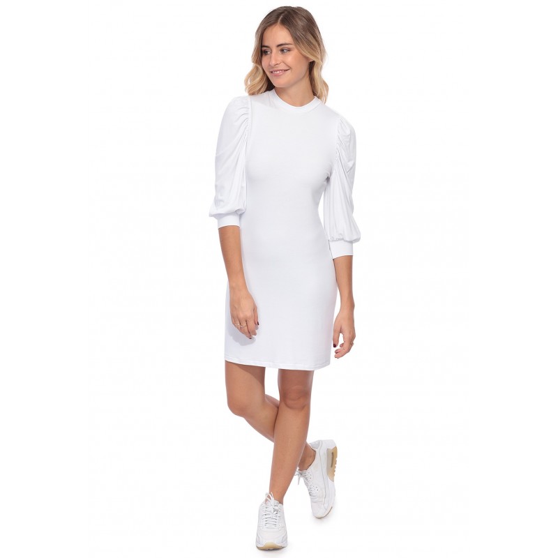 Robe midi manches bouffantes FUSION Robe midi manches bouffantes FUSION