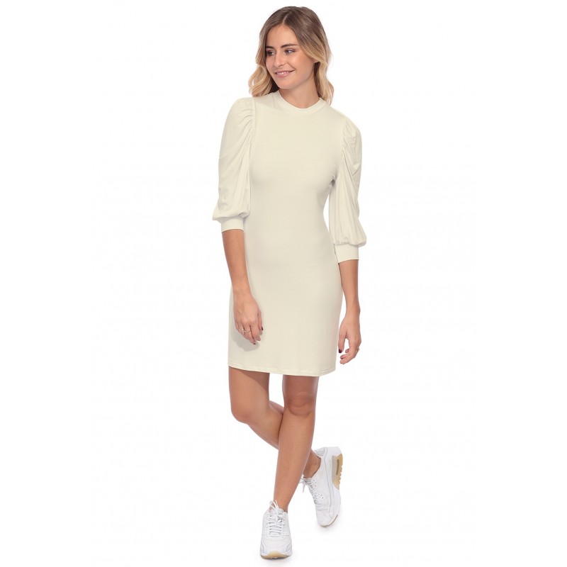 Robe midi manches bouffantes FUSION Robe midi manches bouffantes FUSION