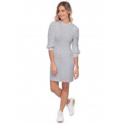 Robe midi manches bouffantes FUSION