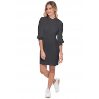 Robe midi manches bouffantes FUSION