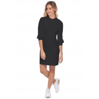 Robe midi manches bouffantes FUSION
