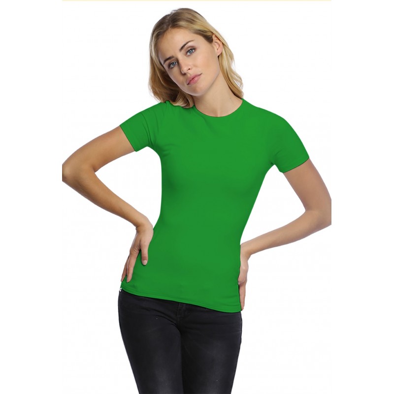 T-shirt ras du cou doublé devant manches courtes en modal KATIA03 T-shirt ras du cou doublé devant manches courtes en modal KATIA03