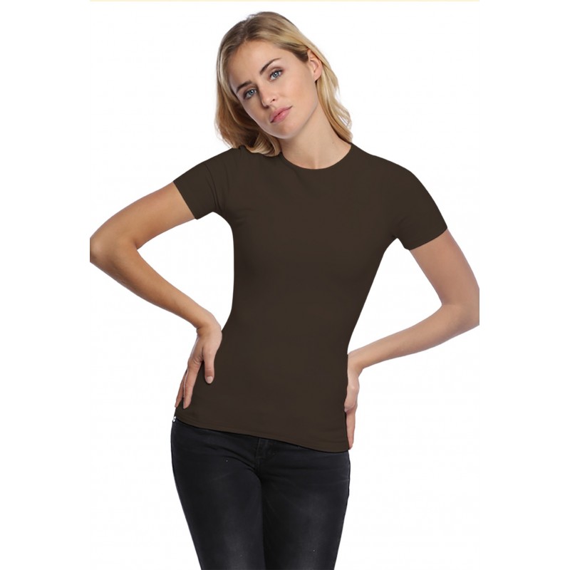 T-shirt ras du cou doublé devant manches courtes en modal KATIA03 T-shirt ras du cou doublé devant manches courtes en modal KATIA03