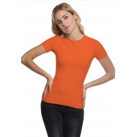 T-shirt ras du cou doublé devant manches courtes en modal KATIA03
