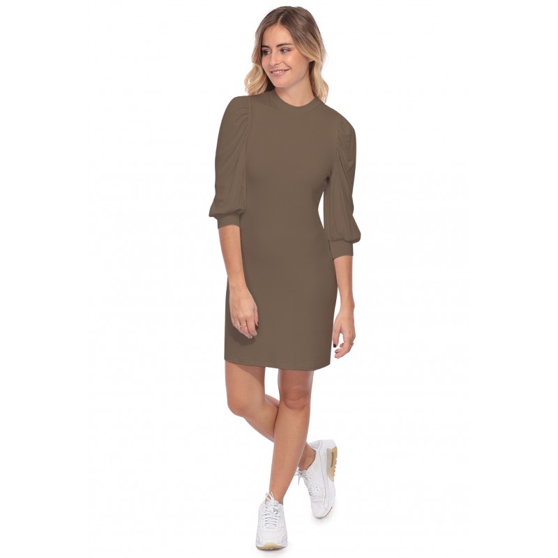 Robe midi manches bouffantes FUSION Robe midi manches bouffantes FUSION