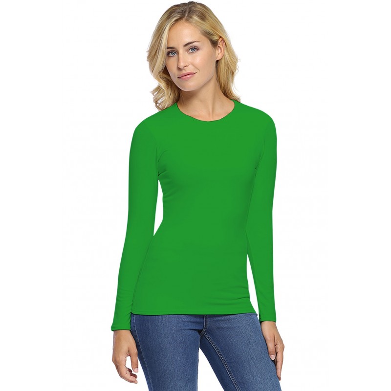 T-shirt col rond manches longues en modal KATIA05 T-shirt col rond manches longues en modal KATIA05