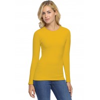 T-shirt col rond manches longues en modal KATIA05