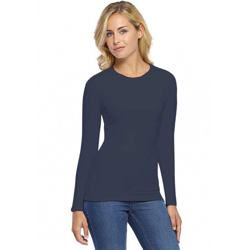 T-shirt col ras du cou manches longues – Katia | Rendez-Vous Paris
