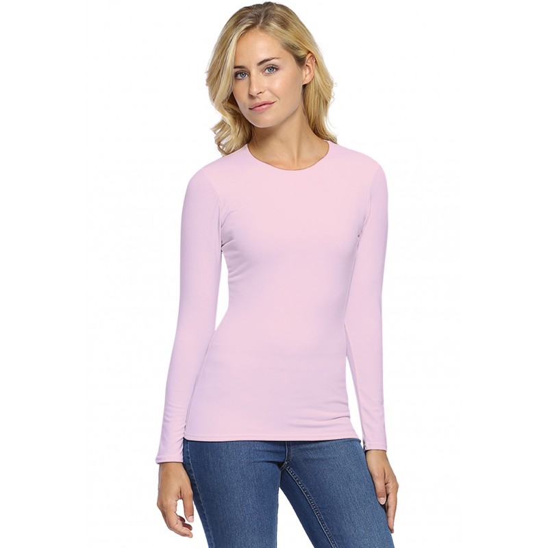 T-shirt col rond manches longues en modal KATIA05 T-shirt col rond manches longues en modal KATIA05