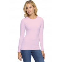 T-shirt col rond manches longues en modal KATIA05