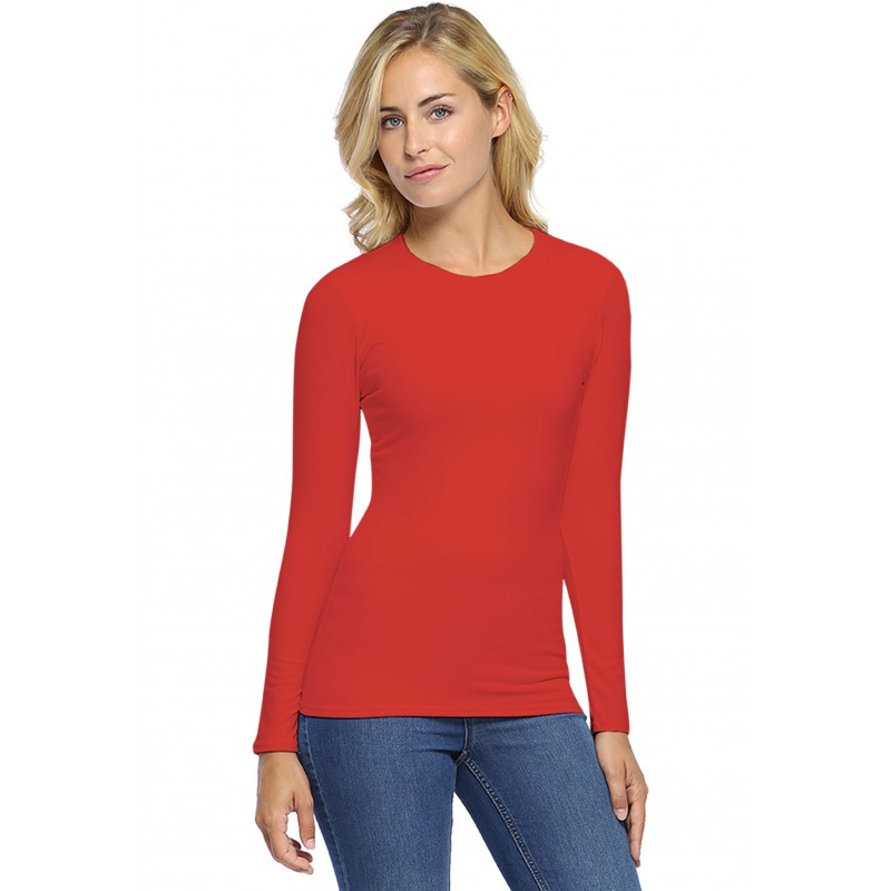 T-shirt col rond manches longues en modal KATIA05 T-shirt col rond manches longues en modal KATIA05
