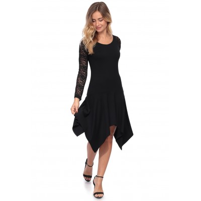 Robe à pans asymétriques AURE