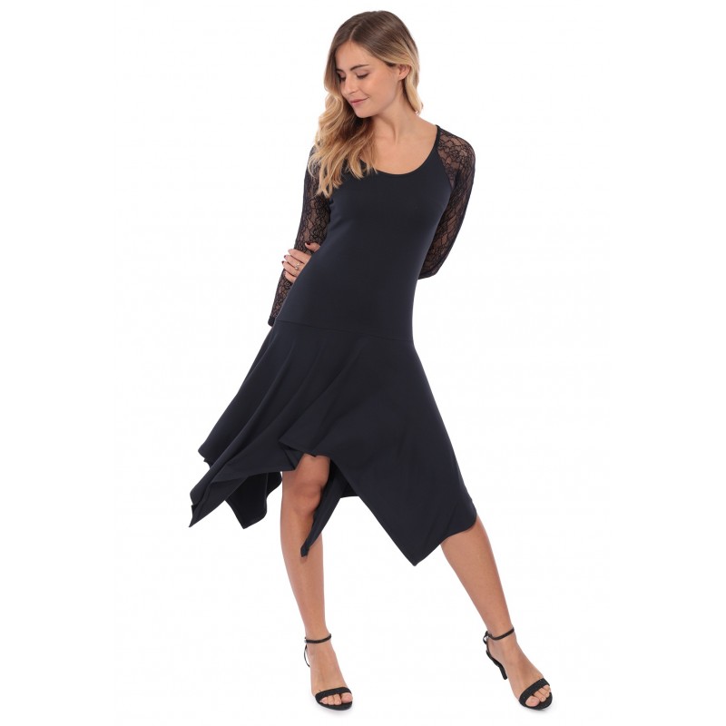 Robe à pans asymétriques AURE Robe à pans asymétriques AURE