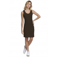 Robe débardeur col rond doublée devant en modal ZAZA16