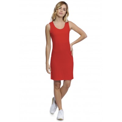 Robe débardeur col rond doublée devant en modal ZAZA16