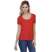 T-shirt coupe droite col rond doublé devant manches courtes BIKI03