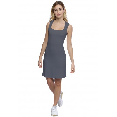 Robe débardeur doublée devant col carré en modal CLARA16