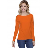 T-shirt coupe droite col bateau doublé devant en modal BINO05