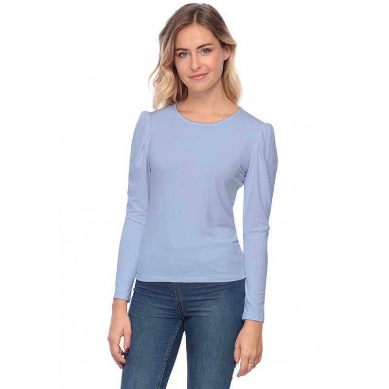Tee-shirt col rond avec manches froncées BOTANY Tee-shirt col rond avec manches froncées BOTANY