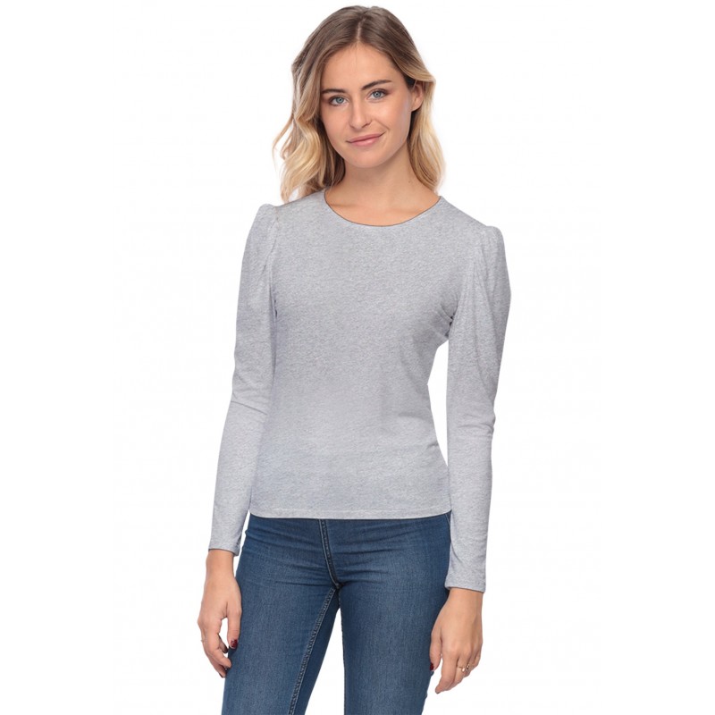 Tee-shirt col rond avec manches froncées BOTANY Tee-shirt col rond avec manches froncées BOTANY
