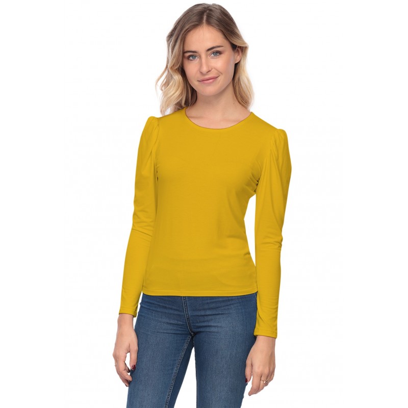 Tee-shirt col rond avec manches froncées BOTANY Tee-shirt col rond avec manches froncées BOTANY