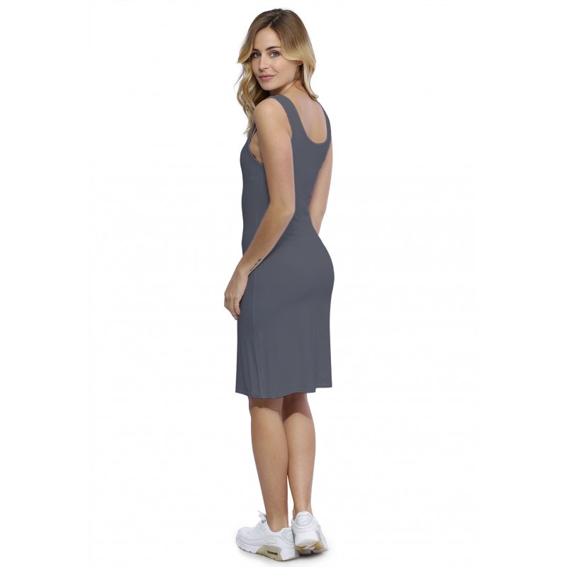 Robe débardeur col danseuse doublée devant en modal ROXANE16 Robe débardeur col danseuse doublée devant en modal ROXANE16