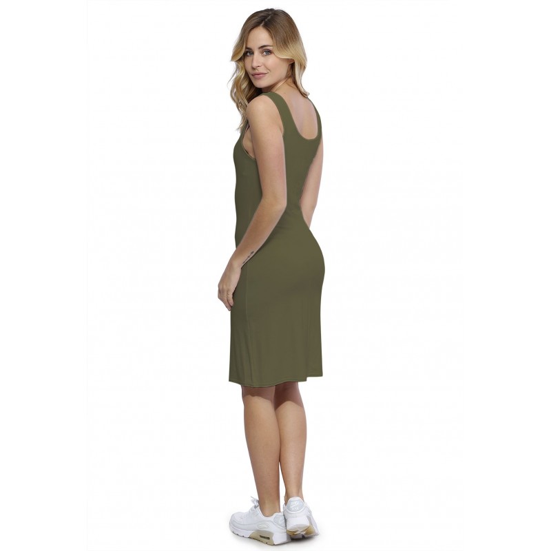 Robe débardeur col danseuse doublée devant en modal ROXANE16