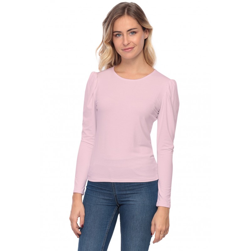 Tee-shirt col rond avec manches froncées BOTANY Tee-shirt col rond avec manches froncées BOTANY