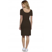 Robe col danseuse manches courtes en modal ROXANE18