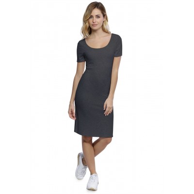 Robe col danseuse manches courtes en modal ROXANE18