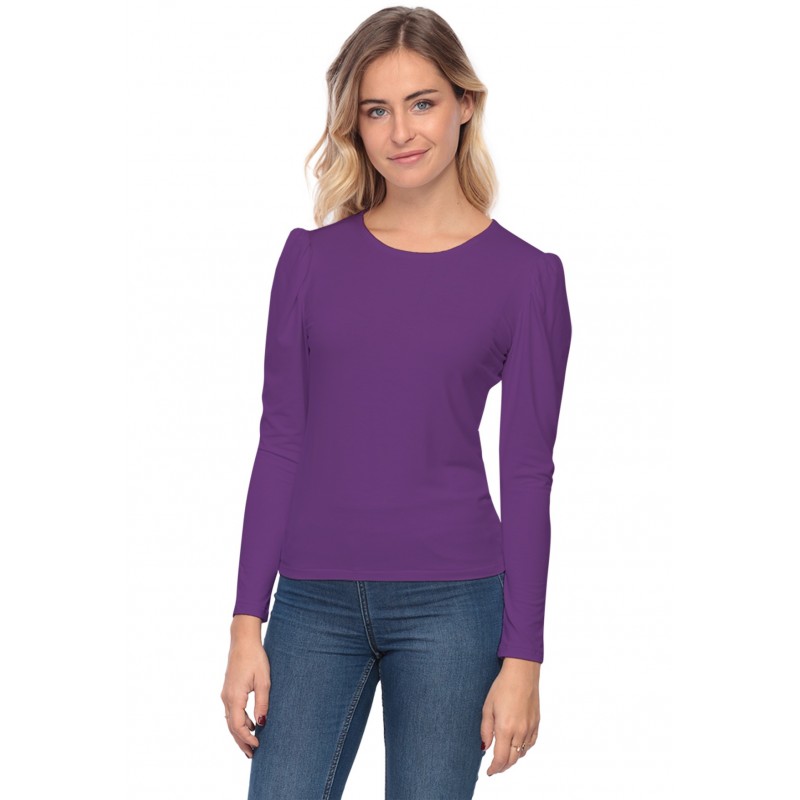 Tee-shirt col rond avec manches froncées BOTANY Tee-shirt col rond avec manches froncées BOTANY
